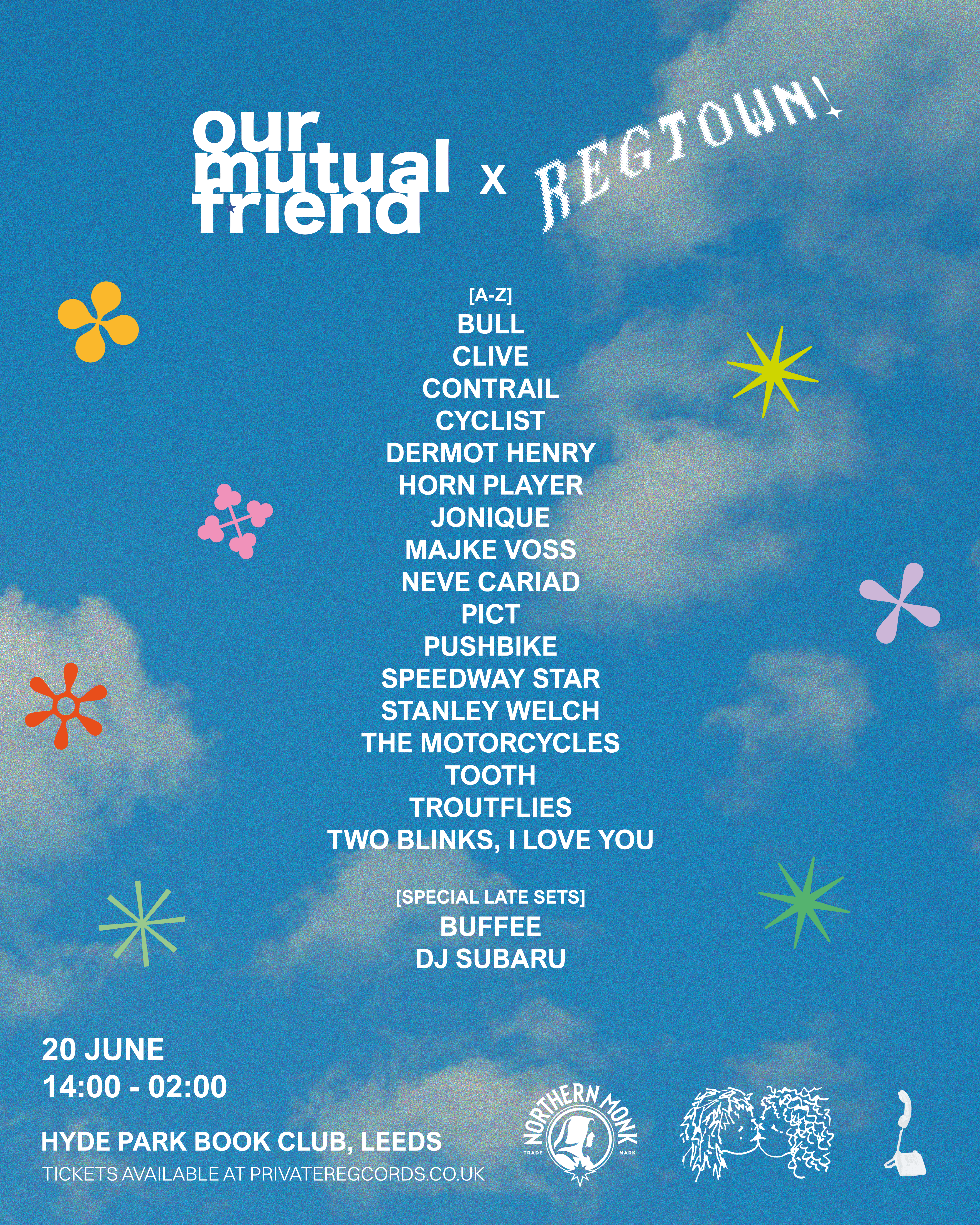 Regtown OMF Lineup