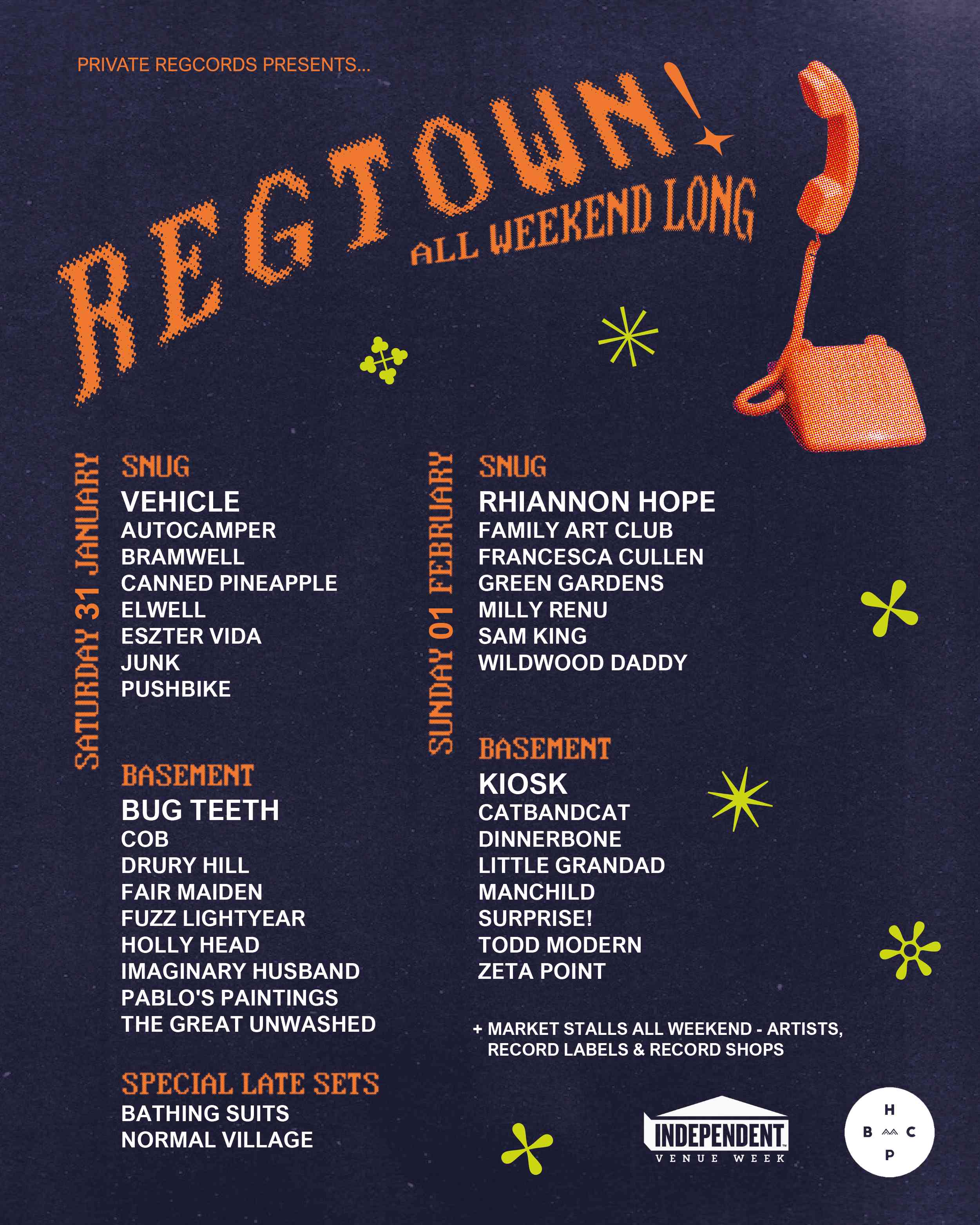 REGTOWN! ALL WEEKEND LONG...