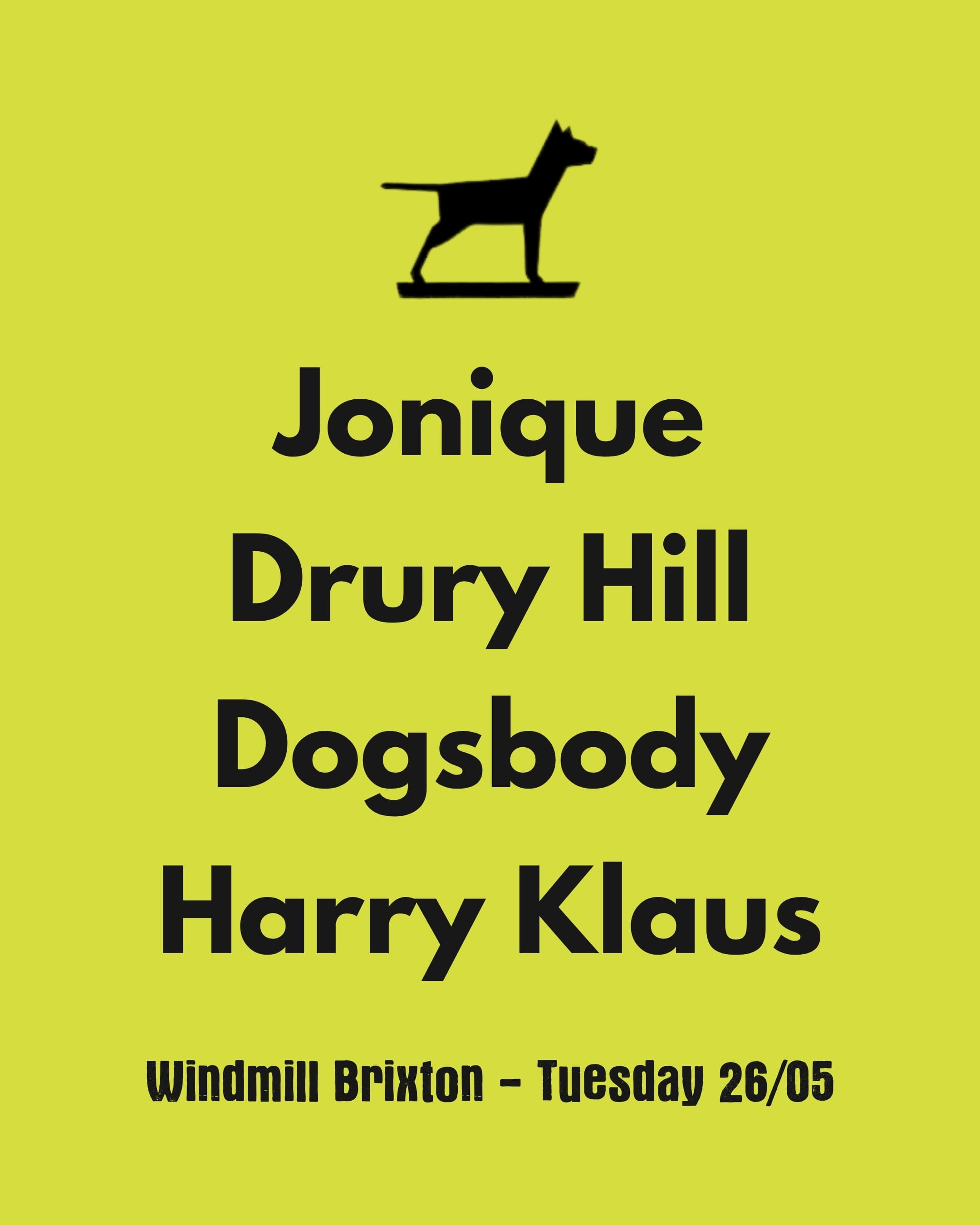 Jonique / Drury Hill / Dogsbody / Harry Klaus