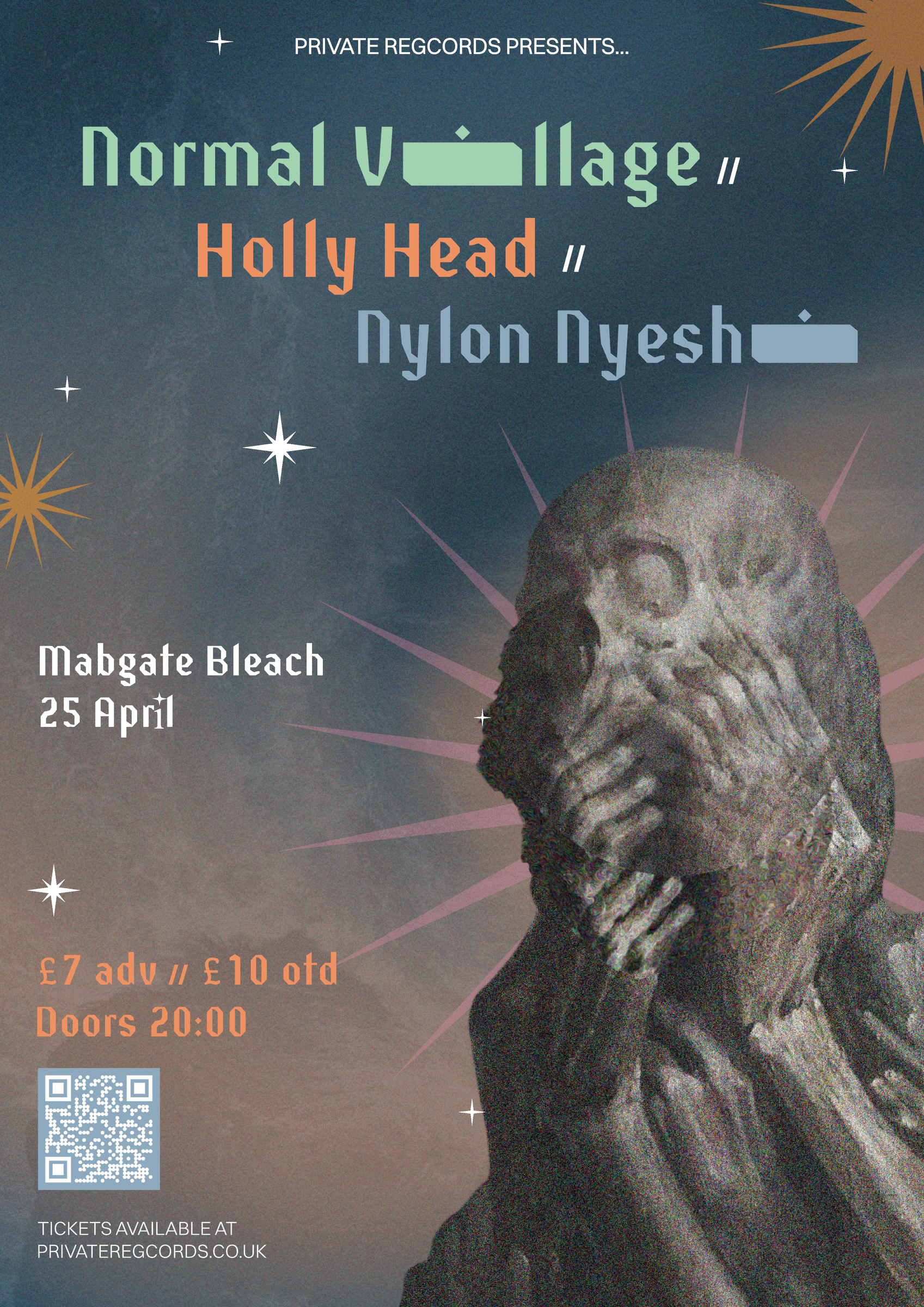 Normal Village / Holly Head / Nylon Nyeshi at Mabgate Bleach, Leeds